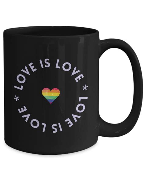Love Is Love Queer Gift Mug Gay Gift Ideas Etsy