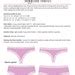 Penelope Panties Sewing Pattern Lingerie Sewing Pattern Thong Pattern G String Pattern