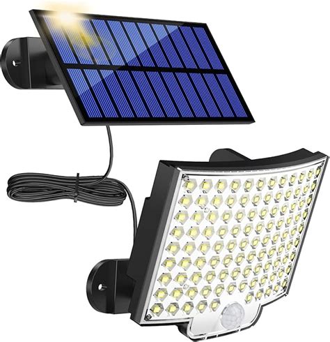 MPJ Solarlampen für Außen 106 LED Solarleuchte Aussen mit