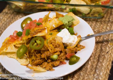 Homemade Chicken Nachos Easy Nachos Recipe