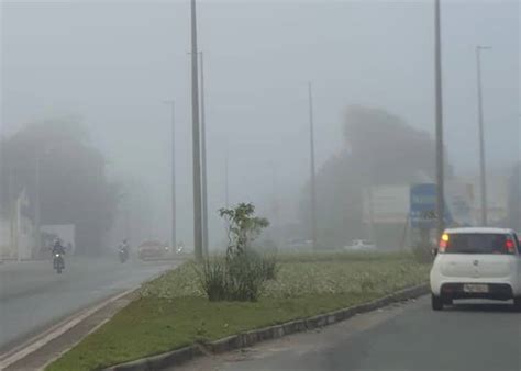 São Luís amanhece neblina nesta segunda feira 18