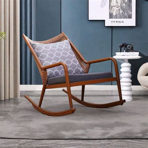 Suprot New Chinese Rocking Chair Wayfair