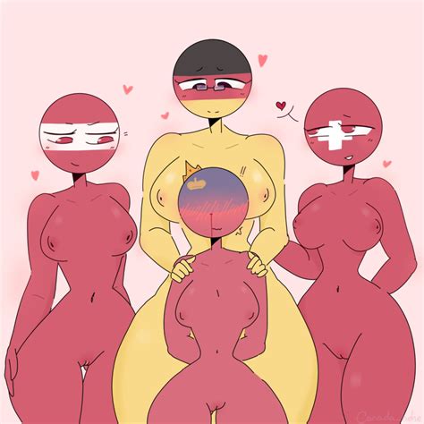 Rule 34 4girls Austria Countryhumans Behind Behind Another Black