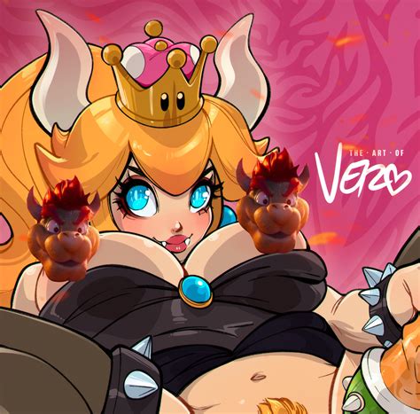 Bowsette By TheArtofVero Hentai Foundry