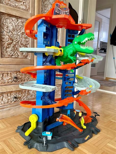 Hot Wheels Megacity Parkgarage Mit Robo T Rex Angriff Kaufen Auf Ricardo