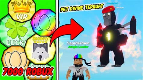 Aku Habisin Robux Dan Akhirnya Dapet Pet Dewa Di Clicker Simulator