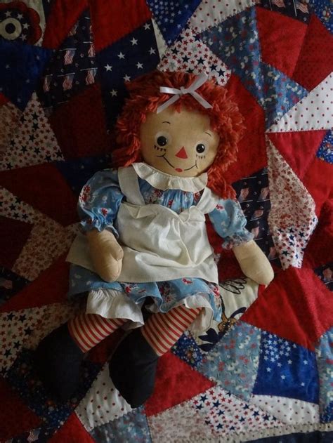 Georgene Raggedy Ann Doll 1946 Silsby Nice Raggedy Ann And Andy Raggedy Ann Doll Raggedy Ann