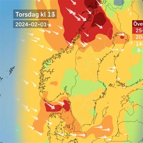 Orange V Dervarning I J Mtland Till Helgen Svt Nyheter