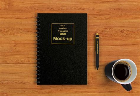 Free Notebook Mock Up Behance