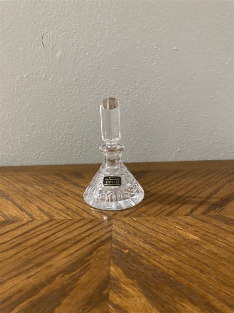 Vintage Clear Glass Perfume Gem