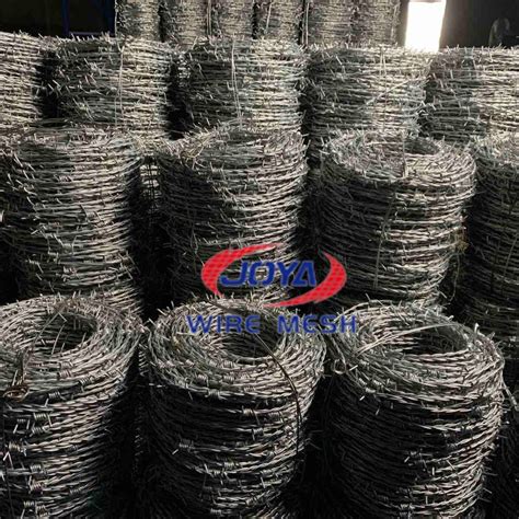 Hot Dipped Galvanized Barbed Wire Gauge 14 Commercial Industrial Construction Building
