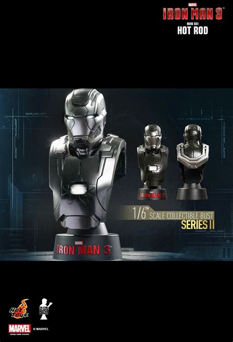 Hot Toys 1 4th Scale Iron Man 3 Collectible Bust Series II Official Images JEFusion