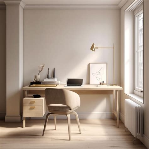 Premium AI Image | workspace interior design minimalist