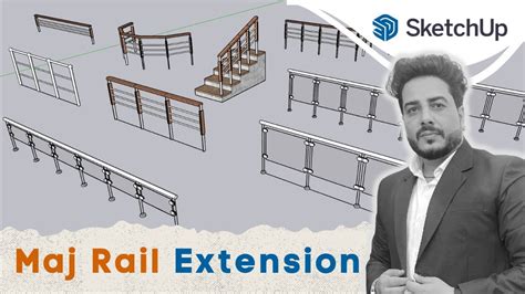 Sketchup Maj Rail Extension New Free Railing Extension For Sketchup