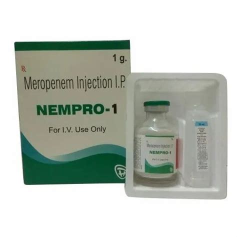 Protect Humancare Allopathic Meropenem Injection Ip G Packaging