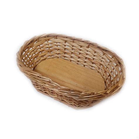 Cesta Vime Oval 21x14cm MBlue Festas