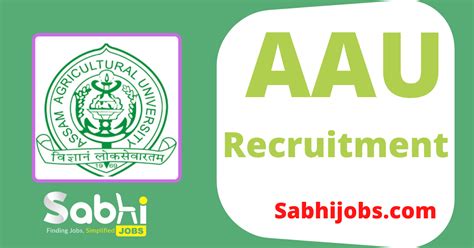 AAU Jobs Notification 2024 Walk In For 1 Contractual Scientific Helper