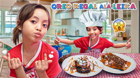 leika ajak tompel bikin kue oreo regal leika punya resep rahasia