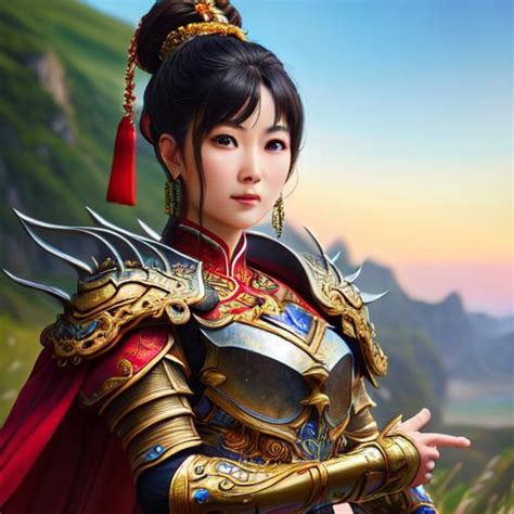 Xiao Qiao With Armor Hdr Uhd 64k Best Quality