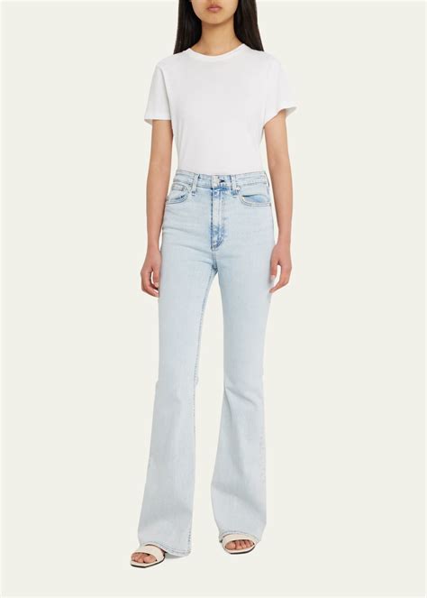 Rag Bone Casey High Rise Flared Jeans Bergdorf Goodman