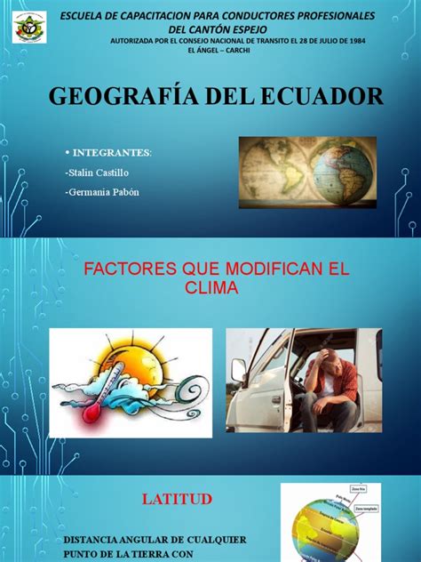 Grupo 2 Fds Factores Que Modifican El Clima Pdf