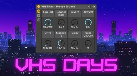 VHS Days Ableton Lofi Vinyl Racks YouTube