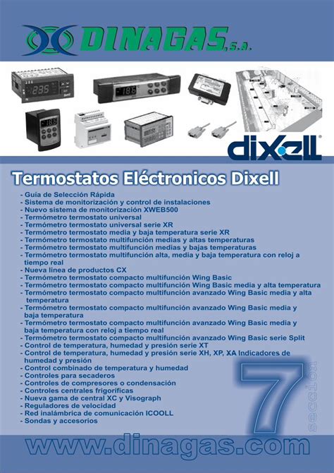 PDF Termostatos Eléctronicos Dixell PDF file Control de