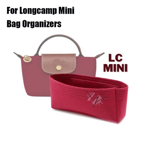 Felt Insert Bag Organizers For Longchamp Mini Bag Organisers Cosmetic