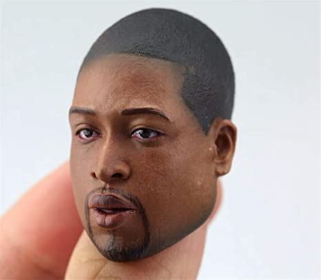 Amazon Hiplay Scale African American Male Figure Head Sculpt