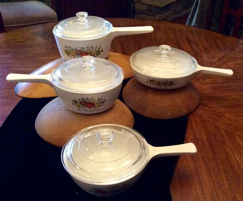 Vintage Corning Ware Spice Of Life Piece Set Cookware Etsy