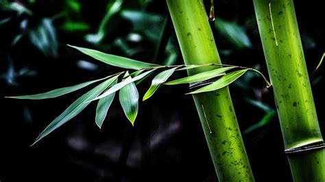 Bambu Hijau Daun Taman Daun Bambu Di Tokyo Foto Fotografi Hd Latar