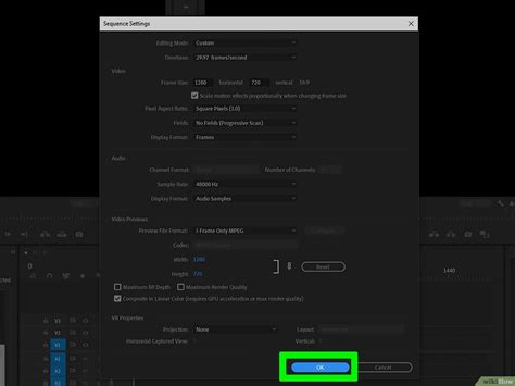 How To Change Sequence Frame Size In Premiere Pro Webframes Org