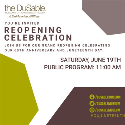 Dusable Reopening Q Dusable Black History Museum And Education Center