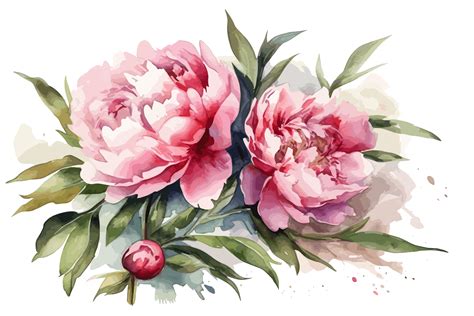 Watercolor Painting of Colorful Flowers Graphic by design_point62 ...