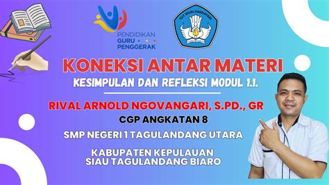 Koneksi Antar Materi Kesimpulan Dan Refleksi Modul Youtube