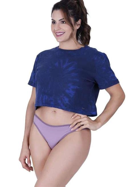 Calcinha Carinhosa Microfibra Concept Lingerie Roxo Roxo Concept Lingerie