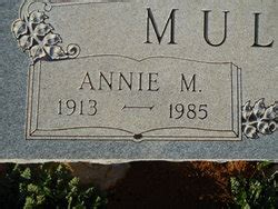 Annie Maude Rothwell Mullins Homenaje De Find A Grave