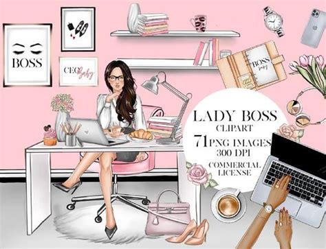 Clipart Chica Clipart Images Png Images Boss Babe Girl Boss Office