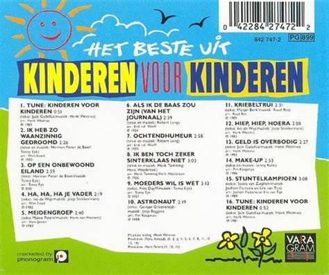 Het Beste Uit Kinderen Voor Kinderen 1980 1989 Kinderen Voor Kinderen Cd Bol