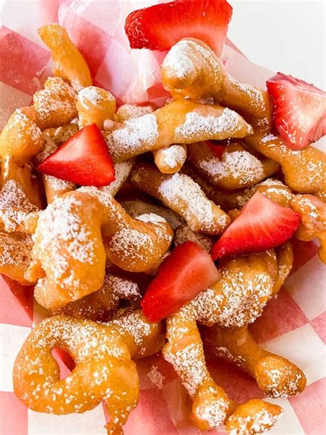 Funnel Cake Fries Cookie Dough And Oven Mitt