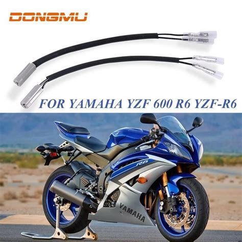 【熱銷款】機車方向燈轉接頭 雅馬哈 Yamaha Yzf 600 R6 Yzf R6 適用 方向燈轉接線插頭 直上線組 蝦皮購物