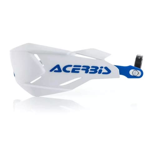 Protege Mains Acerbis X Factory Blanc Bleu Prot Ge Mains Moto Cross