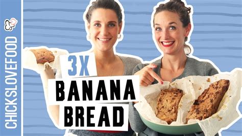 BANANENBROOD 3X ZELF MAKEN CHICKSLOVEFOOD YouTube