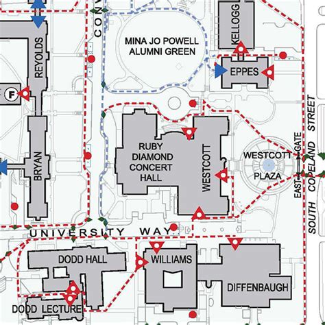 Campus Map Florida State University - Almeda Malissia