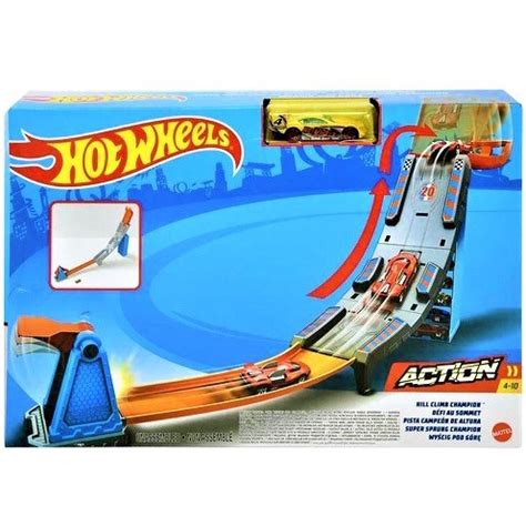 Jual Hot Wheels Action Hill Climb Champion Track Set Hotwheels Builder Mainan Anak Shopee