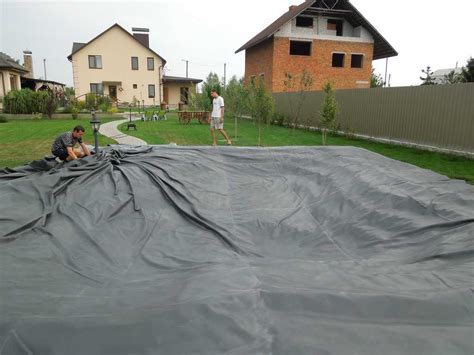 Пленка для пруда: виды, характеристика, правила монтажа