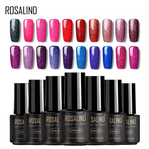 Rosalind 7 ml Íris Shimmer Holográfica Unha Polonês Gel Colorido Super