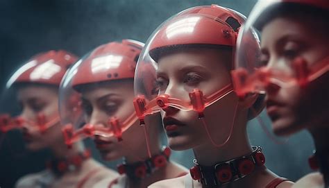 Sesiones de fotos epidémicas futuristas diseño creativo de máscaras