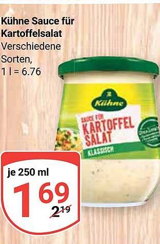 K Hne Sauce F R Kartoffelsalat Angebot Bei Globus