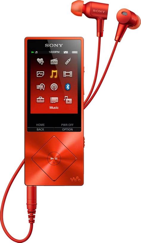 Sony Nw A Hn Walkman Hi Res Audio Mp Speler Rood Bol